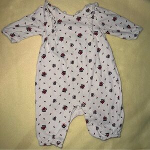 GAP Floral Kids One Piece - White and Red